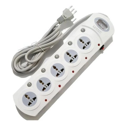 Super Régua Elétrica 16 Tomadas Padrão Americano 3m Cabo Top