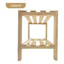 Ver imagem 6 de Prateleira de Canto Cozinha Madeira Multiuso Resistente