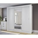 Ver imagem 1 de Guarda-Roupa 3 Portas de Correr Branco