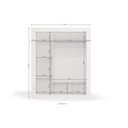 Ver imagem 4 de Guarda-Roupa 3 Portas de Correr Branco