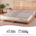 Ver imagem 3 de Colchão Solteiro Ortopédico de Espuma D33 a Vácuo 88x188cm Bf Colchões