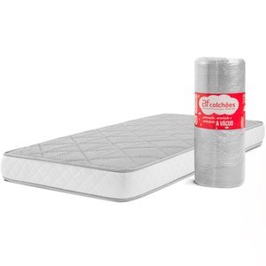 Colchão Solteiro Ortopédico de Espuma D33 a Vácuo 88x188cm Bf Colchões