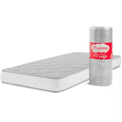 Colchão Solteiro Ortopédico de Espuma D33 a Vácuo 88x188cm Bf Colchões