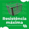 Carrinho De Supermercado Preto 2 Cesto 25 Litros Verde - Siris - 4