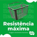 Ver imagem 4 de Carrinho De Supermercado Preto 2 Cesto 25 Litros Verde - Siris