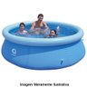 Piscina Inflável Uttil Azul e Branco 2074 Litros - 3