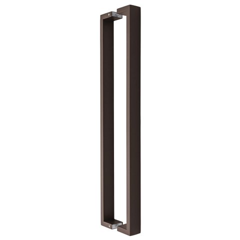 Puxador Porta de Madeira ou Vidro 4cm X 1,5cm Inox - Preto Text. Loja da Indústria 615mm x 600mm