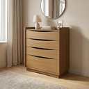 Ver imagem 1 de Cômoda para Quarto 4 Gavetas Kappesberg M260 Canela