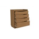Ver imagem 5 de Cômoda para Quarto 4 Gavetas Kappesberg M260 Canela