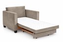 Ver imagem 2 de Sofá Cama Solteiro 100 cm Veludo Fusion Yescasa