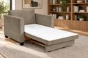 Ver imagem 4 de Sofá Cama Solteiro 100 cm Veludo Fusion Yescasa