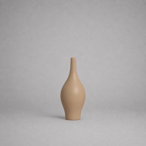 Garrafa Styllo Pequeno Vaso Decorativo de Cerâmica para Sala e Mesa Dunas