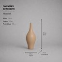 Ver imagem 3 de Garrafa Styllo Pequeno Vaso Decorativo de Cerâmica para Sala e Mesa Dunas