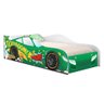 Mini Cama Piloto Carro Verde Com Colchão - 4