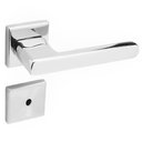 Ver imagem 1 de Conjunto de Fechadura 454 em Inox para Banheiro St255 Roseta 333 de Inox Polido - 43105039-5 - La Fo