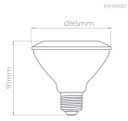 Ver imagem 3 de STELLA LÂMPADA LED PAR30 9W BRANCO QUENTE STH9030/27 25º 2700K 860LM