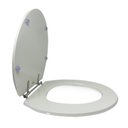 Ver imagem 2 de Assento Sanitário Poliéster Para Louça Azálea/Standard/Carina/Flamingo/Fiore/Sabará Aço Sedile