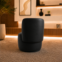 Ver imagem 2 de Poltrona Decorativa Bia Orgânica Corino Recepção Sala Estar Quarto