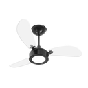 Ver imagem 1 de Ventilador de Teto New Cristal LED Preto/Transparente110 V