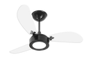Ver imagem 1 de Ventilador de Teto New Cristal LED Preto/Transparente110 V