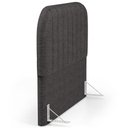 Ver imagem 6 de Cabeceira Cama Box King Estofada Orgânica 195cm Alice W01 Linho Cinza Escuro - Lyam Decor