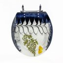 Ver imagem 1 de Assento Sanitário Poliéster Para Louça Azálea/Standard/Carina/Flamingo/Fiore/Sabará Aço Sedile Decorado 'Av