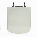 Ver imagem 1 de Assento Sanitário Poliéster Para Louça Bali (Incepa) Aço Biscuit Sedile