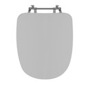 Ver imagem 1 de Assento Sanitário Poliéster Para Louça Duomo Plus (Deca) Aço Sedile