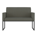 Ver imagem 3 de Kit Sofá 2 Lugares + 2 Poltronas para Recepção Sala Balaqui Cor:cinza