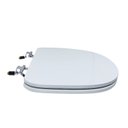 Ver imagem 3 de Assento Sanitário Poliéster Para Louça Duomo Plus (Deca) Super Luxo Croma Sedile