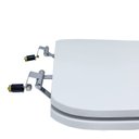 Ver imagem 4 de Assento Sanitário Poliéster Para Louça Duomo Plus (Deca) Super Luxo Croma Sedile