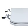Assento Sanitário Poliéster Para Louça Duomo Plus (Deca) Super Luxo Croma Sedile - 4