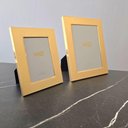 Ver imagem 7 de Porta Retrato Metal Dourado - Borda Larga 15 X 20cm