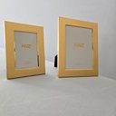 Ver imagem 5 de Porta Retrato Metal Dourado - Borda Larga 15 X 20cm
