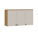 Ver imagem 2 de Armário Aéreo 120cm 3 Portas Provence Cinamomo/Off White