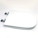 Ver imagem 3 de Assento Sanitário Poliéster Para Louça Gap (Roca) Super Luxo Croma Sedile