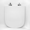 Ver imagem 1 de Assento Sanitário Poliéster Para Louça Gap (Roca) Super Luxo Croma Sedile