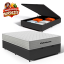 Ver imagem 4 de Cama Box Baú com Colchão de Molas Ensacadas Ortobom One Face Plenno Superpocket Casal 138cm