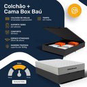 Ver imagem 6 de Cama Box Baú com Colchão de Molas Ensacadas Ortobom One Face Plenno Superpocket Casal 138cm