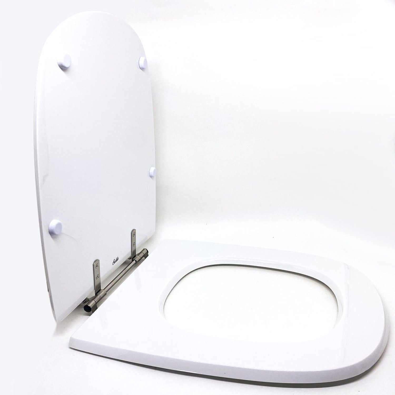 Assento Sanitário Poliéster Para Louça Ibiza (Incepa) Aço Sedile - 2