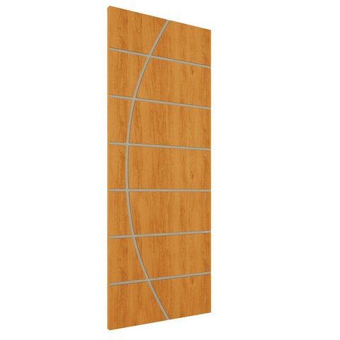 Folha de Porta de Madeira Frisada 210x90 Espessura 3,5cm Valuchi