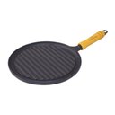 Ver imagem 2 de Bifeteira de Ferro Fundido Redonda Frisada 25cm Rig Fundidos