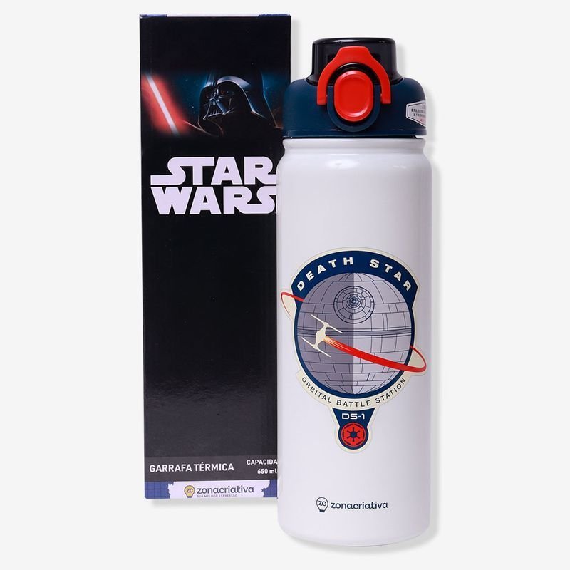 Garrafa Térmica Star Wars Galaxy 650ml - Zona Criativa