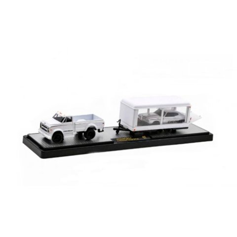 Miniatura 1970 Chevy C60 + Chevelle Ss 1:64 M2 Machines