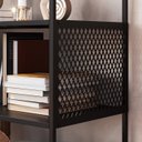 Ver imagem 5 de Estante Estilo Industrial 94 Cm com Tela P1024 Preto Pp