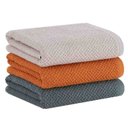 Ver imagem 1 de Jogo 3 Panos de Copa 48x71 Cm Bege, Laranja e Verde Buddemeyer