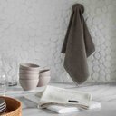 Ver imagem 2 de Jogo 3 Panos de Copa 48x71 Cm Bege, Laranja e Verde Buddemeyer