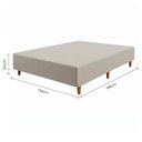 Ver imagem 3 de Base para Cama Box Casal 138x188x34 Duna