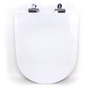 Ver imagem 2 de Assento Sanitário Poliéster Para Louça Next (Docol) Slow Close Croma Sedile