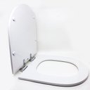 Ver imagem 3 de Assento Sanitário Poliéster Para Louça Next (Docol) Slow Close Croma Sedile